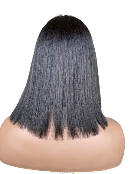 Yaki Straight Bang Bob Wig 10" - Baby Doll Luxury Hair