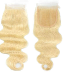 Platinum Blonde Lace Closure - Baby Doll Luxury Hair