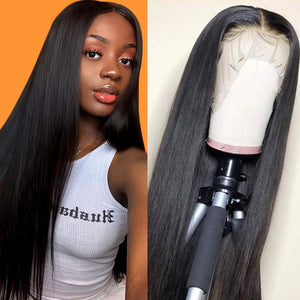 Diamond Lace Front Wigs Straight - Baby Doll Luxury Hair