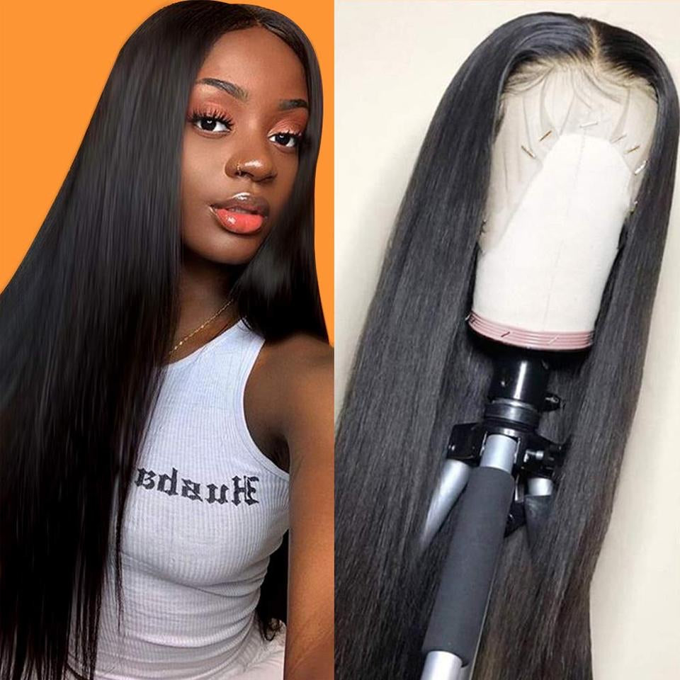 Diamond Lace Front Wigs Straight - Baby Doll Luxury Hair