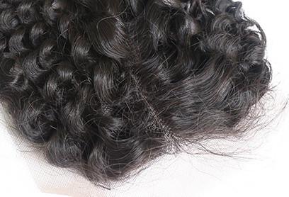 5x5 Transparent Lace Closure Curly - Baby Doll Luxury Hair