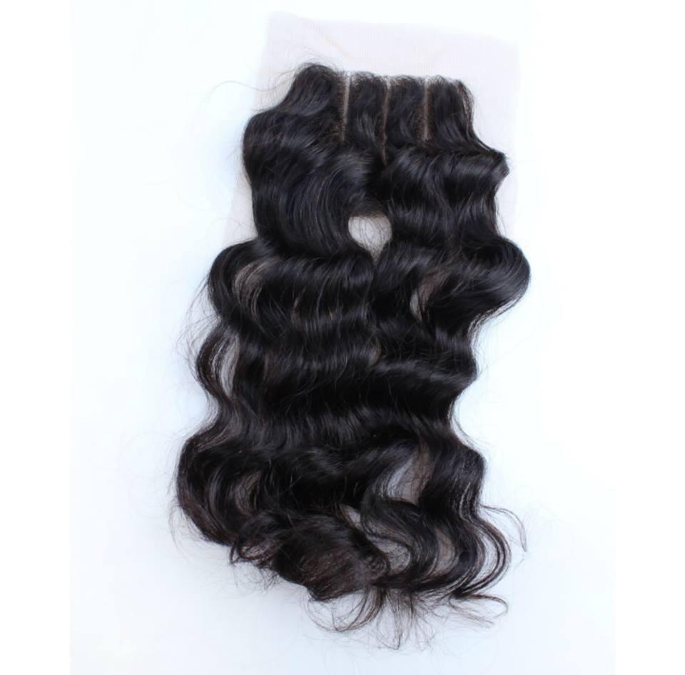 Curly weave closure piece sales